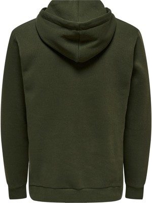 Only & Sons Jack Jones  Onsceres Fermuarlı Kapşonlu Erkek Sweat  22018684