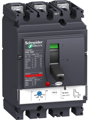 Schneider NSX160F 3P 125A 36kA Termik Ayarlı Manyetik Şalter LV430630
