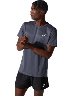 Asics CORE SS TOP Erkek Gri Tshirt - 2011C341-020