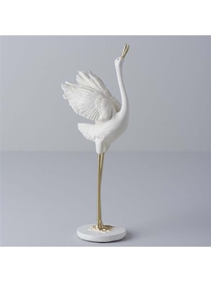 Linens Swan 10,3X7,5X28,1 cm Biblo Beyaz