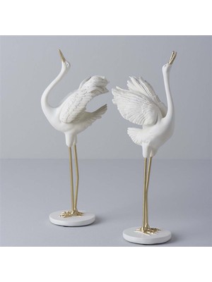 Linens Swan 10,3X7,5X28,1 cm Biblo Beyaz