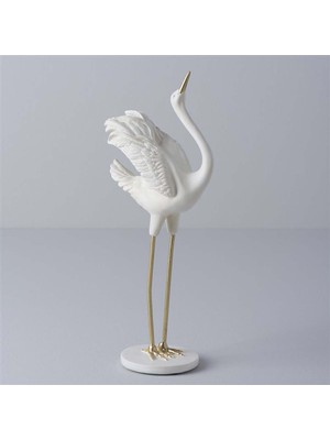 Linens Swan 10,7X7,1X27,3 cm Biblo Beyaz