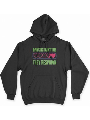 Cix Cix They Respawn Siyah Kapşonlu Sweatshirt Hoodie
