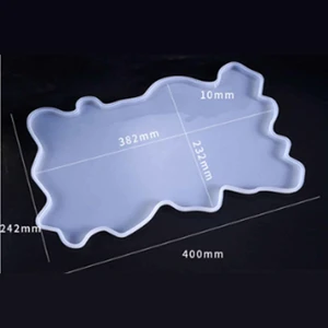 Eminönü Toptancı Dikdörtgen Epoksi Silikon Dalgalı Tepsi Kalıbı 40 x 24.2 cm