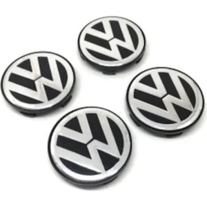 Volkswagen Metalik Geçme Jant Göbeği 4'lü 65-68 mm
