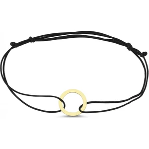 Altın Köşe Şans Bilekliği Halka 14 Ayar Altın