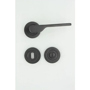 Veroni Model Rozetli Siyah Wc Kapı Kolu 200-94RO-02WC
