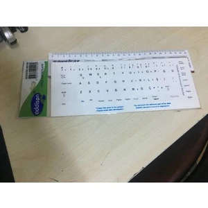 Beyaz Q Klavye Sticker Türkçe Q Klavye Dizilim Stiker Harf Klavye