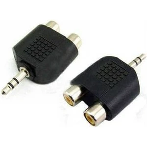 3.5 mm Stereo Erkek 2 Rca Dişi Aparat Rca Aux Çevirici