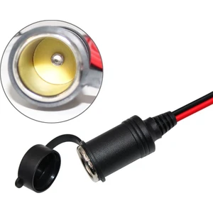 Kapaklı 12V 24V Dişi Çakmak Soketi Boş Çakmak Soketi Kablolu