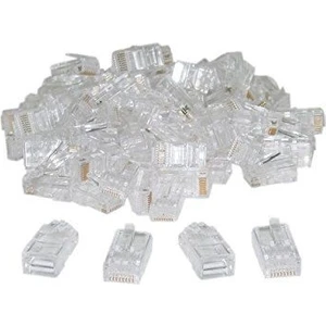 100 Adet RJ45 Konnektör 100 Adet Cat5 Konnektör