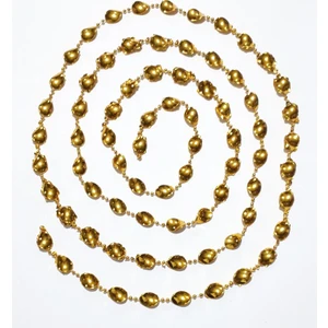 Fun World Funworld Yılbaşı Yeni Yıl Garland Zincir Süs 270CM ALTIN