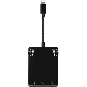 3 In 1 Live Broadcast Lightning Ses Adaptörü - Multi Connect - 2.4A - Hi-Fi