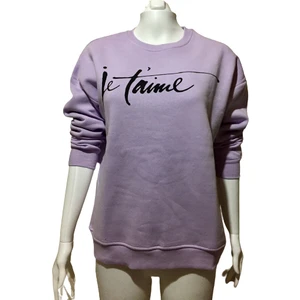 Üç Iplik Şardonlu Baskılı Sweatshirt