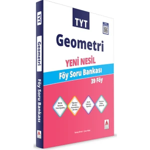 Delta Kültür Yayınevi Tyt Geometri Föy Soru Bankası