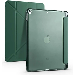 Nezih Case Apple iPad 10.2 2021 (9.nesil) Uyumlu Tri Folding Smart With Pen Standlı Kılıf Koyu Yeşil