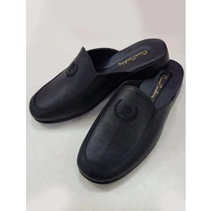 Pierre Cardin  Pierre Cardin Erkek Damat Çeyiz Armalı Deri Terlik 289