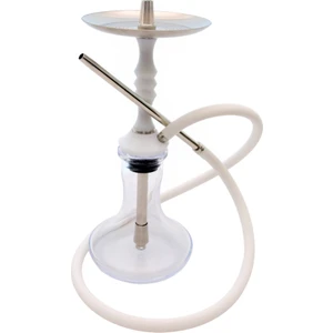 Nargile Store Hug Galaxy Mini Beyaz Çelik Nargile Takımı - Rahat İçim Nargile