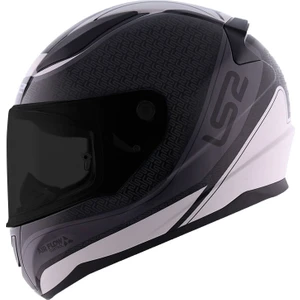 Ls2 Rapid Deeper Mat Beyaz - Siyah Kask