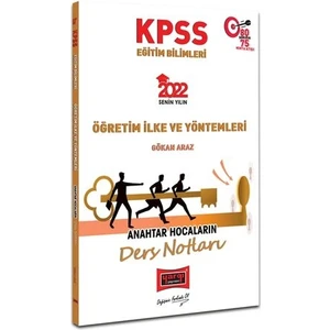 Yargı Yayınevi 2022 KPSS Eğitim Bilimleri Öğretim Yöntem ve Ilkeleri Anahtar Hocaların Ders Notları