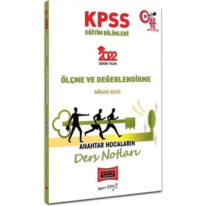 Yargı Yayınevi 2022 KPSS Eğitim Bilimleri Ölçme ve Değerlendirme Anahtar Hocaların Ders Notları