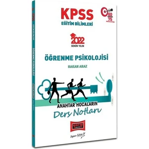 Yargı Yayınevi 2022 KPSS Eğitim Bilimleri Öğrenme Psikolojisi Anahtar Hocaların Ders Notları