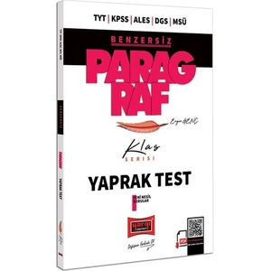 Yargı Yayınevi TYT KPSS ALES DGS MSÜ Benzersiz Paragraf Klas Serisi Tamamı Çözümlü Yaprak Test