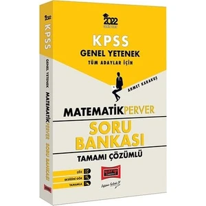 Yargı Yayınevi 2022 KPSS Genel Yetenek Matematikperver Tamamı Çözümlü Soru Bankası