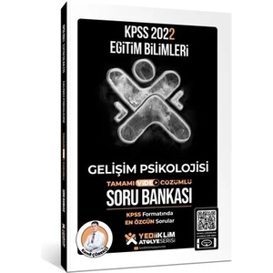 Yediiklim Yayınları Yediiklim Yayınları 2022 KPSS Eğitim Bilimleri Atölye Serisi Gelişim Psikolojisi Tamamı Video Çözümlü Soru Bankası