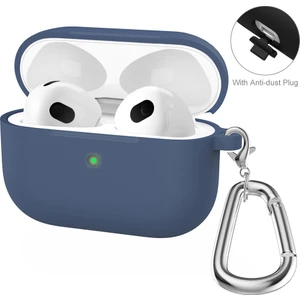 Apple Airpods Pro 2 Için Enkay Kalınlaşmış Silikon Kılıf Koyu Mavi (Yurt Dışından)