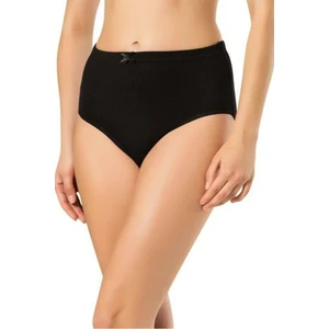 Anıt Lingerie Anıt 3126 Kadın Siyah 12 Adet Ribana Pamuklu Bato Külot