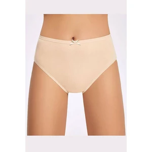 Anıt Lingerie Anıt 3126 Kadın Ten 12 Adet Ribana Pamuklu Bato Külot