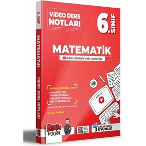 Benim Hocam Yayınları 2022 6.Sınıf Matematik Video Ders Notları