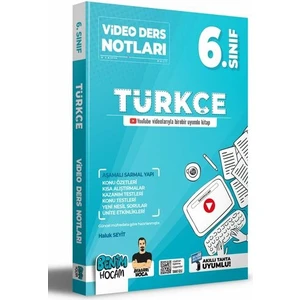 Benim Hocam Yayınları 2022 6.Sınıf Türkçe video Ders Notları
