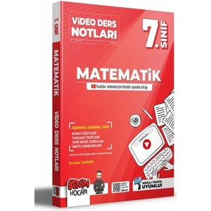 Benim Hocam Yayınları 2022 7.Sınıf Matematik Video Ders Notları