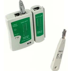 Krone Kep Kep Pense + Cat5 Cat6 Data Bilgisayar Telefon Kablosu Test Cihazı