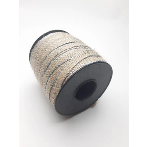 Be Beauty Jüt Kurdele 1 cm Genişlik Gümüş Sicimli (50 Mt)