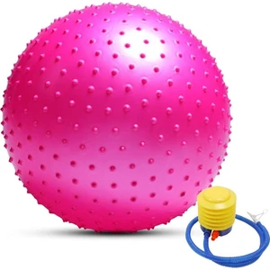 Dikenli Yoga Topu 65 cm Pembe+Pompa