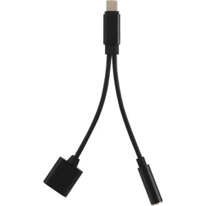 Apple Iphone Lightning Splitter 2in1 Şarj ve Kulaklık Çevirici Model No : IKD103 Siyah