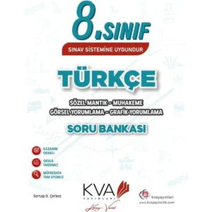 Kva Yayınları 8. Sınıf Türkçe Sözel Mantık Muhakeme Soru Bankası