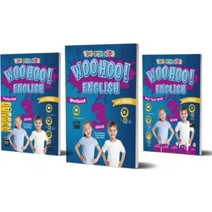 Kırmızı Beyaz Yayınlar 3.Sınıf  Woohoo English Gold Edition Practice+Work+Unit Test Book