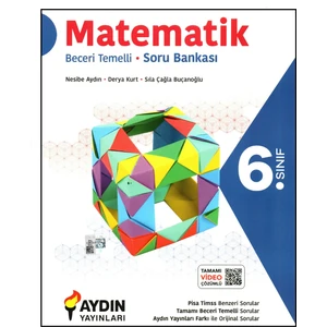 Aydın Yayınları 6. Sınıf Matematik Beceri Temelli Soru Bankası