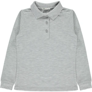 Girls Kız Çocuk Sweatshirt 6-9 Yaş Gri