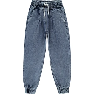 Girls Kız Çocuk Pantolon 6-9 Yaş Buz Mavi