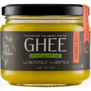 Ojas Kitchen Zerdeçallı Ghee (Sade Yağ) 225 gr - Laktozsuz Gdo' Suz Saf Yağ / Sadeyağ