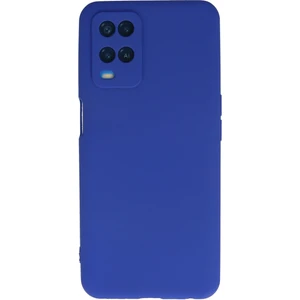Oppo A54 4g Kılıf Yumuşak Dokulu Premium Silikon - Lacivert