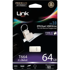 Linktech 64GB Type-C Dual 3.0 90MB/S Premium USB Bellek