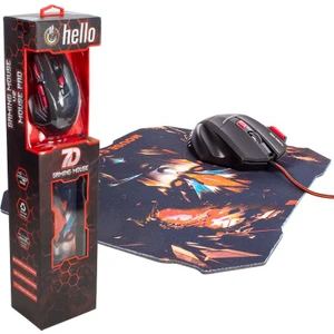 Hl-39 Kablolu Oyuncu Mouse + Mouse Pad