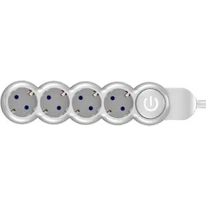 PM-4904 4lü Kablolu Anahtarlı 2 Metre Akım Korumalı Grup Priz