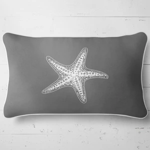 Lux Vie Kırlent Çift 
tarafı Baskılı Dekoratif Marin Yastık Kılıfı